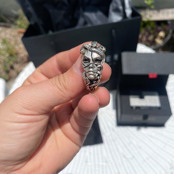 Brand New - Nightrider Patrona Ring with Onxy Eyes Size 9.5 - Picture 3 of 11